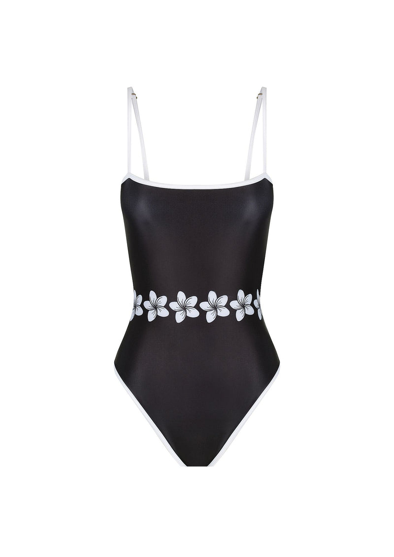 Olivia Square Neck One Piece - Frangipani