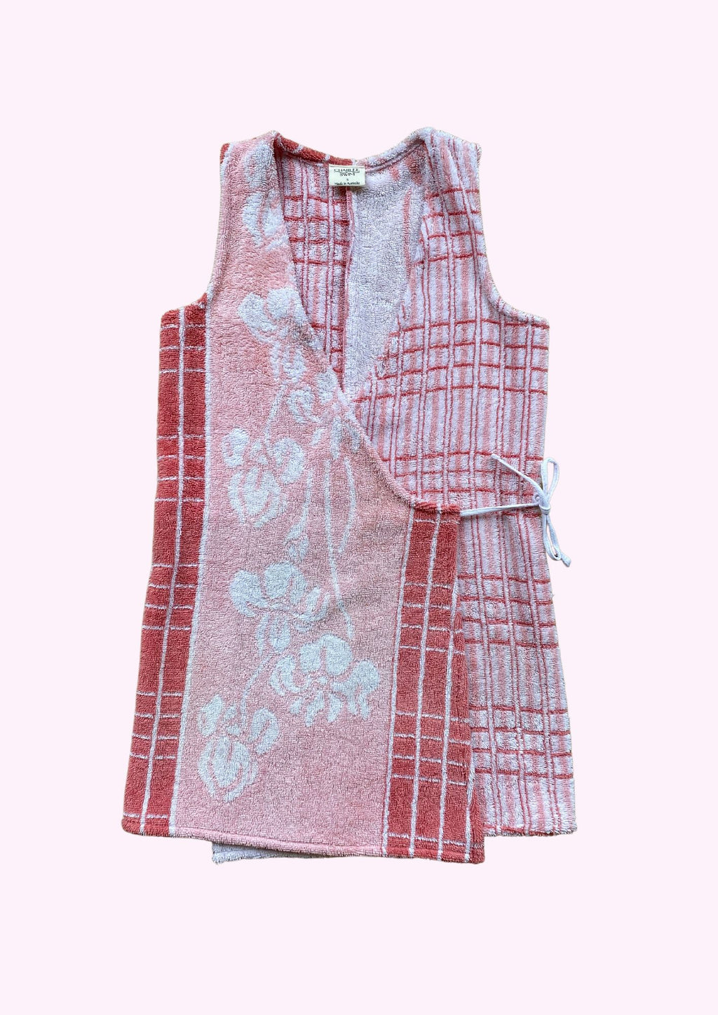 Towel Wrap Dress - Pink Lemonade