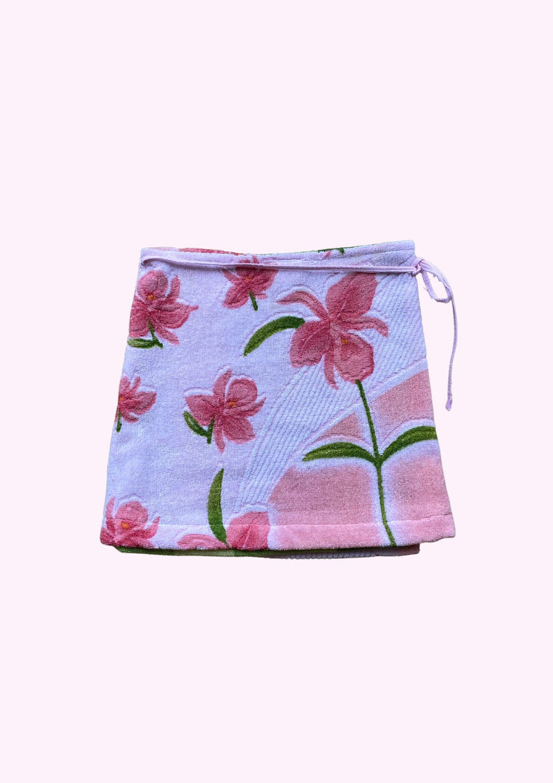 Towel Wrap Skirt - Garden of Lilies