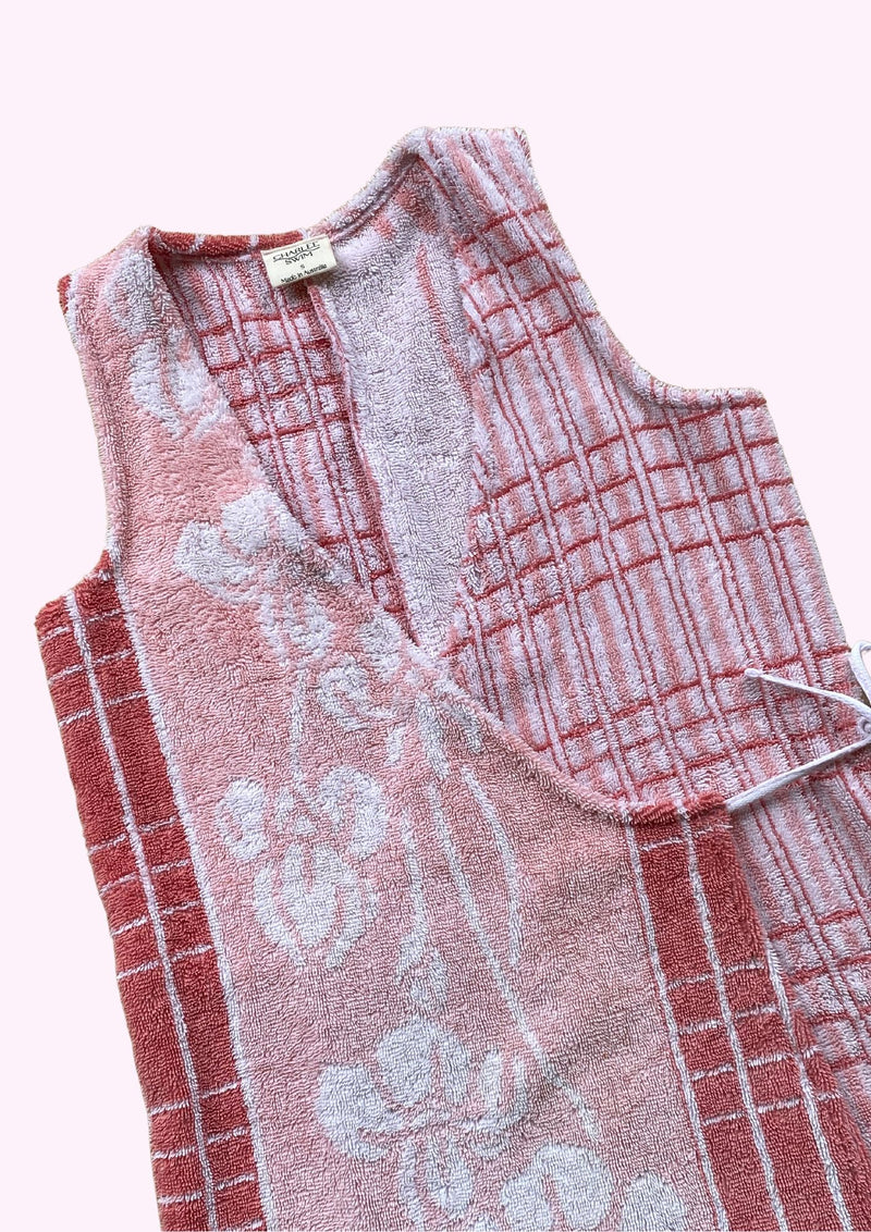 Towel Wrap Dress - Pink Lemonade