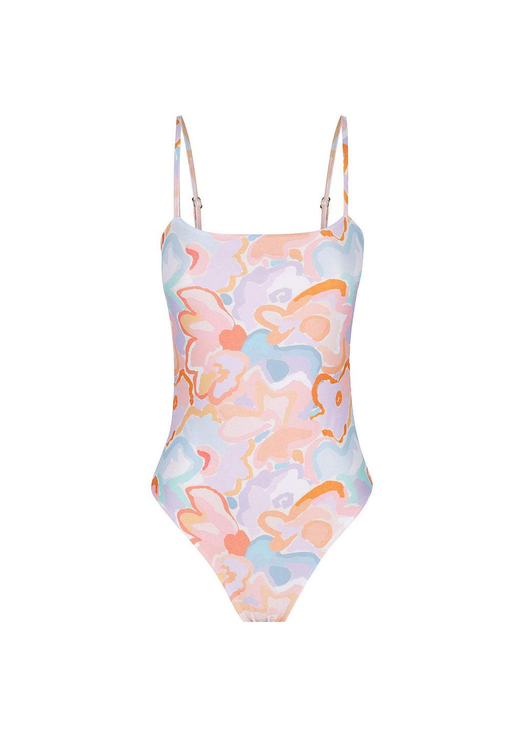 Elaine Straight Neck One Piece - Gelato