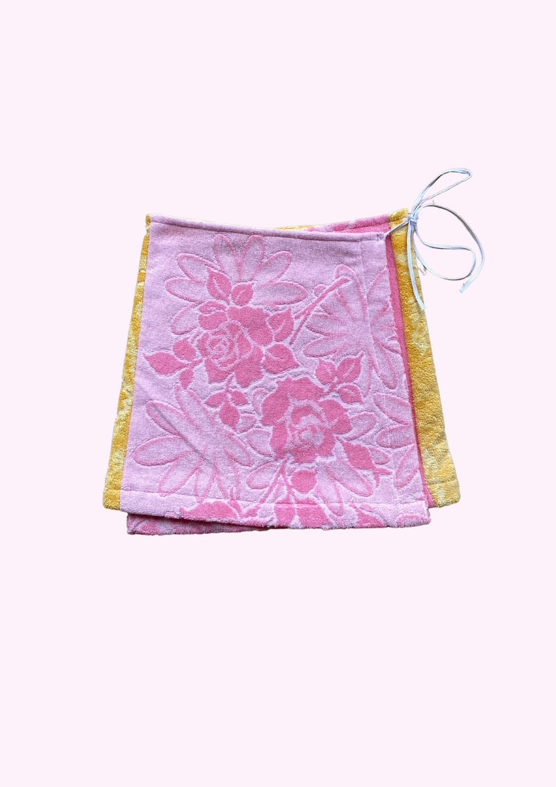 Towel Wrap Skirt - Pink Rose