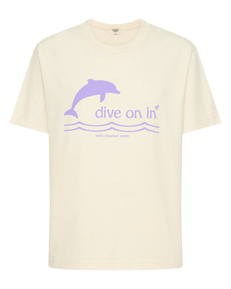 Organic Cotton Dive On In Tee - Sand