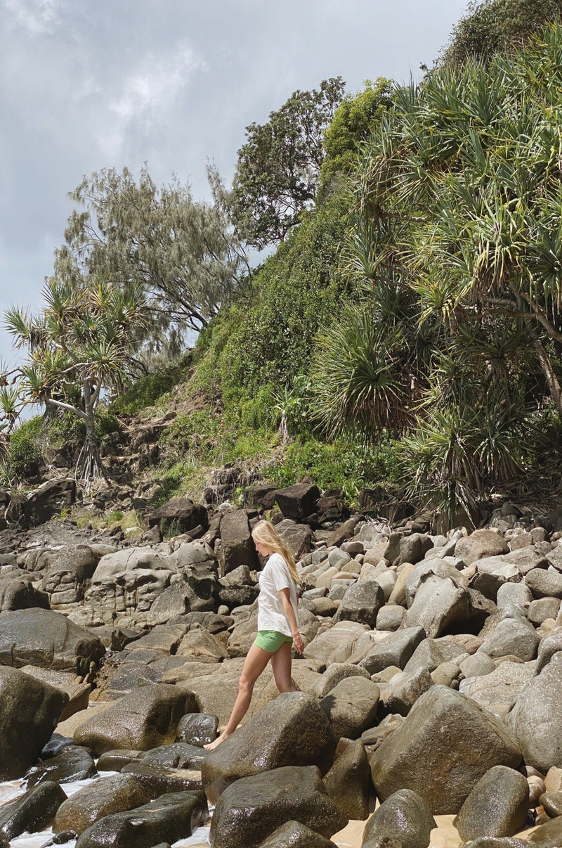 dive on in tee water based ink organic cotton soft oversized fit charlee swim sustainable tshirt